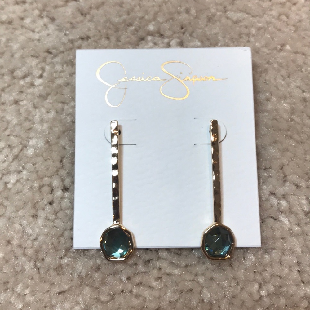 Jessica Simpson Gold Earings. NEW